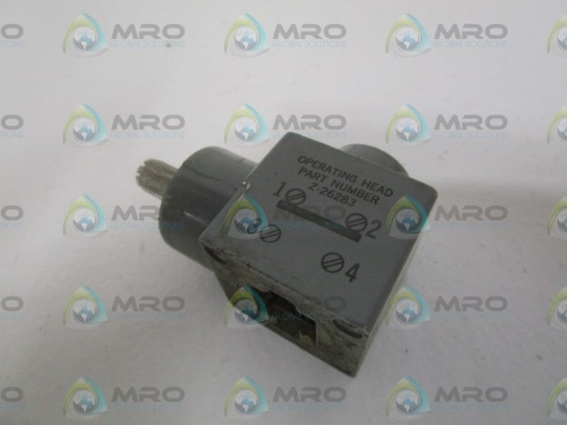 INDUSTRIAL SPARE PART Z-26283 OPERATING HEAD ASSEMBLY (AS PICTURED)  UNMP