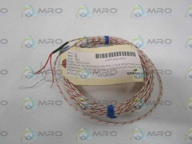 COMACT CAPT-0000-0012 TEMPERATURE SENSOR (AS PICTURED)  NSNP