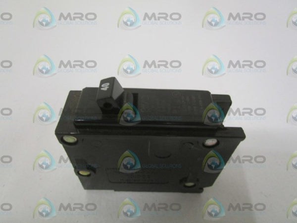 CUTLER-HAMMER BR140 CIRCUIT BREAKER 40AMP  UNMP