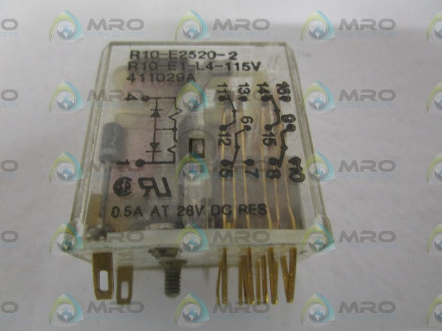 POTTER & BRUMFIELD R10-E2520-2 RELAY 115V *NEW NO BOX*