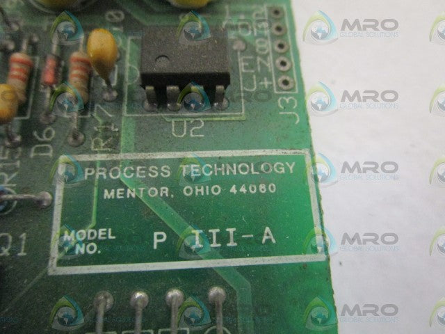 PROCESS TECHNOLOGY PIII-A SWITCH BOARD *USED*
