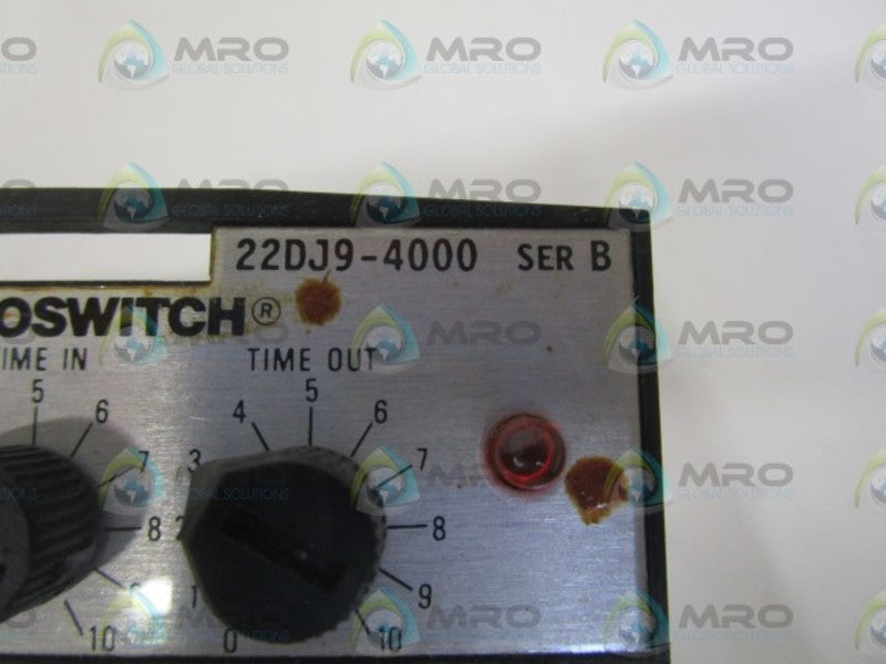 INDUSTRIAL SPARE PART 22DJ9-4000 SER. B PHOTOELECTRIC TIME DELAY (AS PICTURED)  UNMP