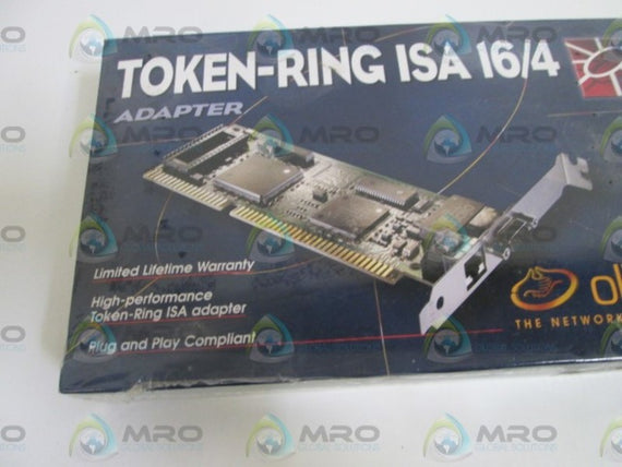 OLICOM TOKEN-RING ISA 16/4 ADAPTER OC-3118 *FACTORY SEALED*