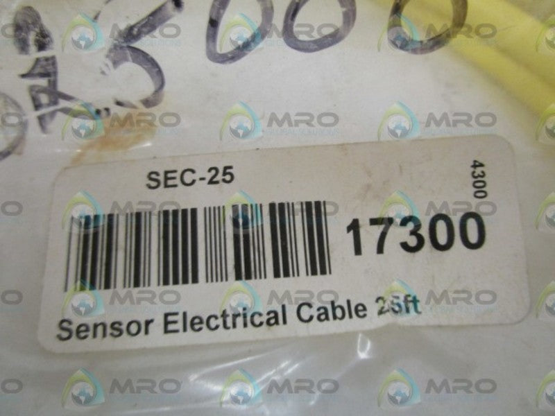 TRI-TRONICS SEC-25 SENSOR CABLE *NEW IN FACTORY BAG*