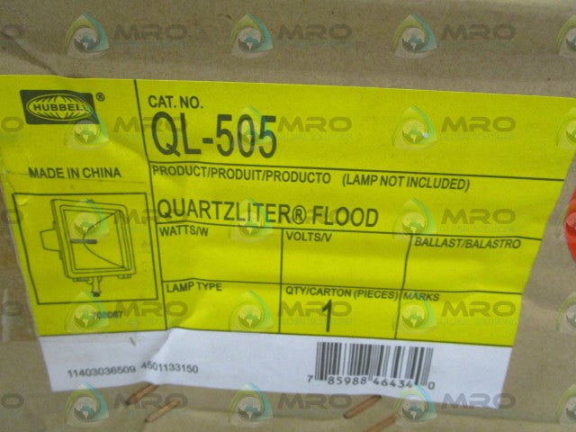 HUBBELL QL-505 FLOOD LIGHT *FACTORY SEALED*
