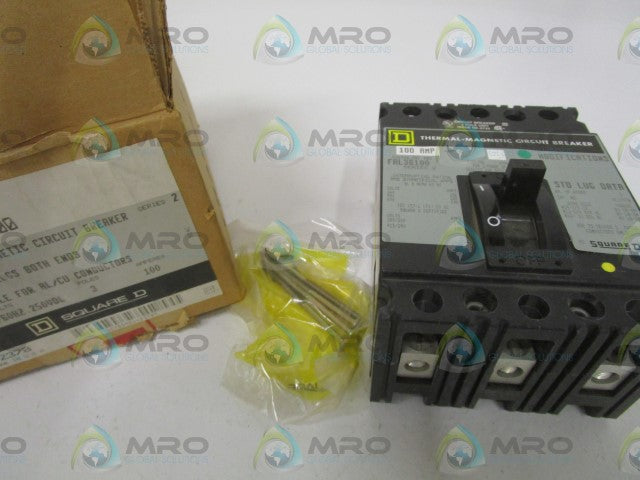 SQUARE D FAL36100 CIRCUIT BREAKER 100A (GREY)  *NEW IN BOX*