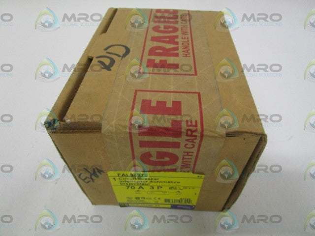 SQUARE D FAL34070 CIRCUIT BREAKER 70AMP *FACTORY SEALED*
