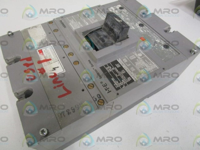 ITE HJD63B400 MAGNETIC TRIP 400AMP CIRCUIT BREAKER *USED*