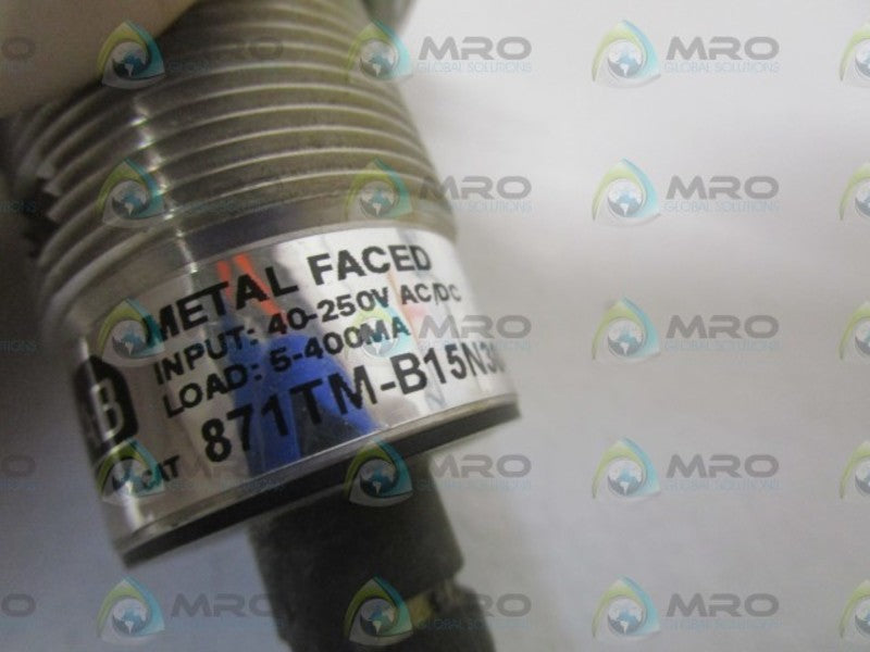 INDUSTRIAL SPARE PART 871TM-B15N30-HX SER. A INDUCTIVE PROXIMITY SENSOR  UNMP