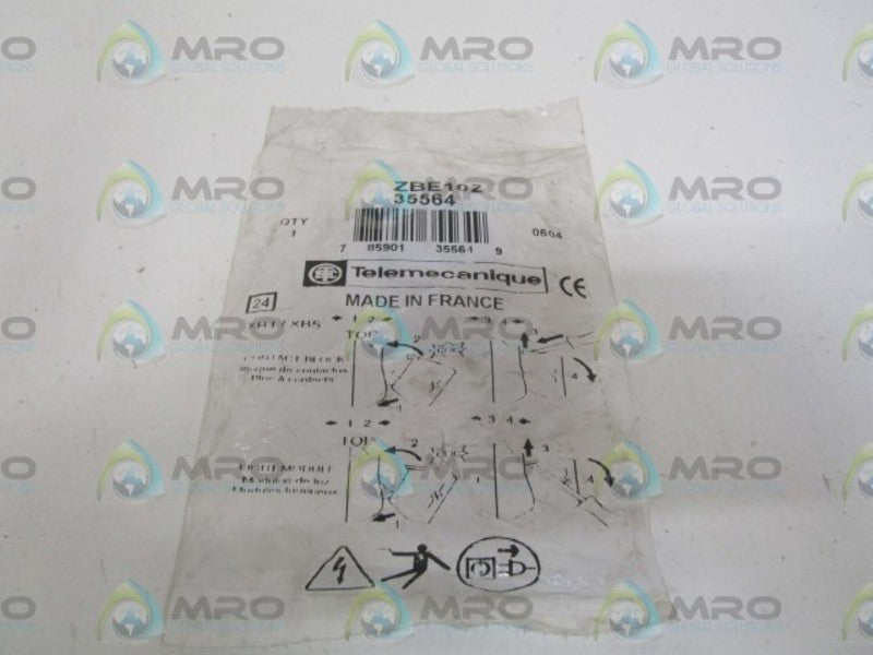 TELEMECANIQUE ZBE102 CONTACT BLOCK * NEW IN FACTORY BAG *