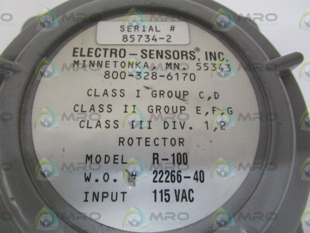 KILLARK SPJ25140-A ELECTO SENSORS SPEED SWITCH *USED*