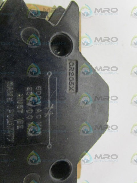 GENERAL ELECTRIC CR205X AUXILIARY CONTACT *USED*