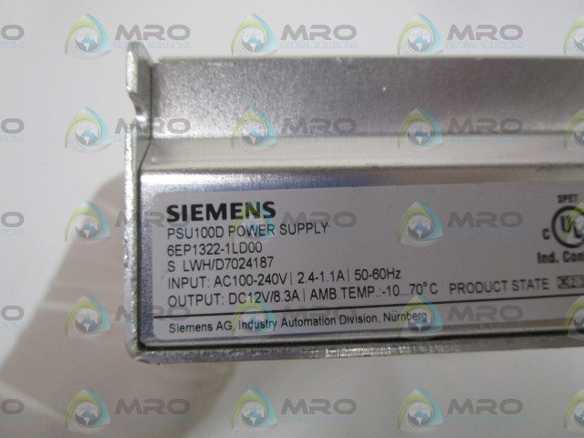 SIEMENS 6EP1322-1LD00 POWER SUPPLY (AS PICTURED) *NEW NO BOX*