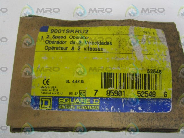 SQUARE D 9001SKRU2 SER. E 2 SPEED OPERATOR (AS PICTURED) *NEW IN BOX*