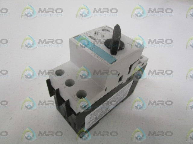 SIEMENS 3RV1021-1GA10 MOTOR STARTER PROTECTOR 4.5-6.3A (AS PICTURED) *NEW NO BOX*