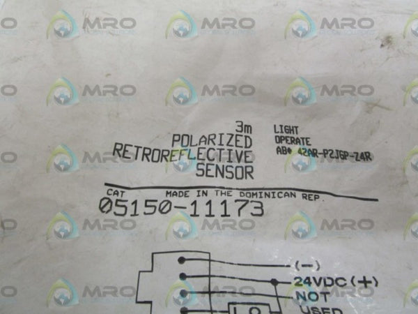 05150-11173 RETROREFLECTIVE SENSOR 42AR-P2JGP-A4R  NSMP