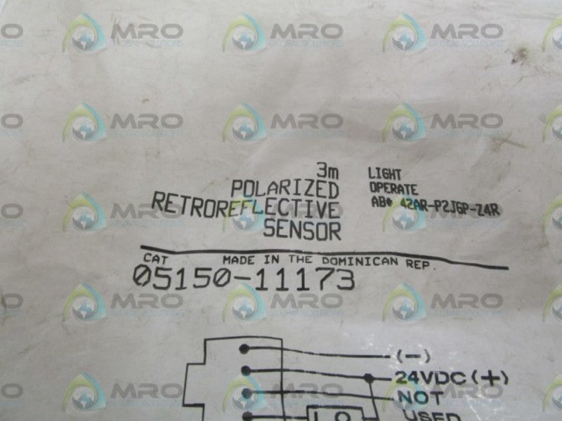 05150-11173 RETROREFLECTIVE SENSOR 42AR-P2JGP-A4R  NSMP