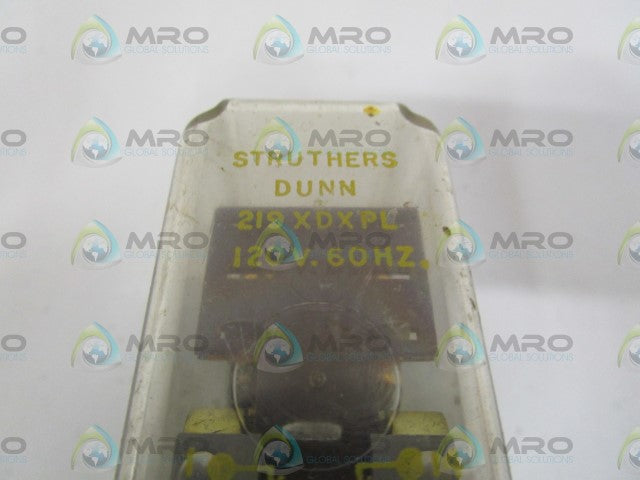 STRUTHERS-DUNN 219XDXPL RELAY 120V *USED*