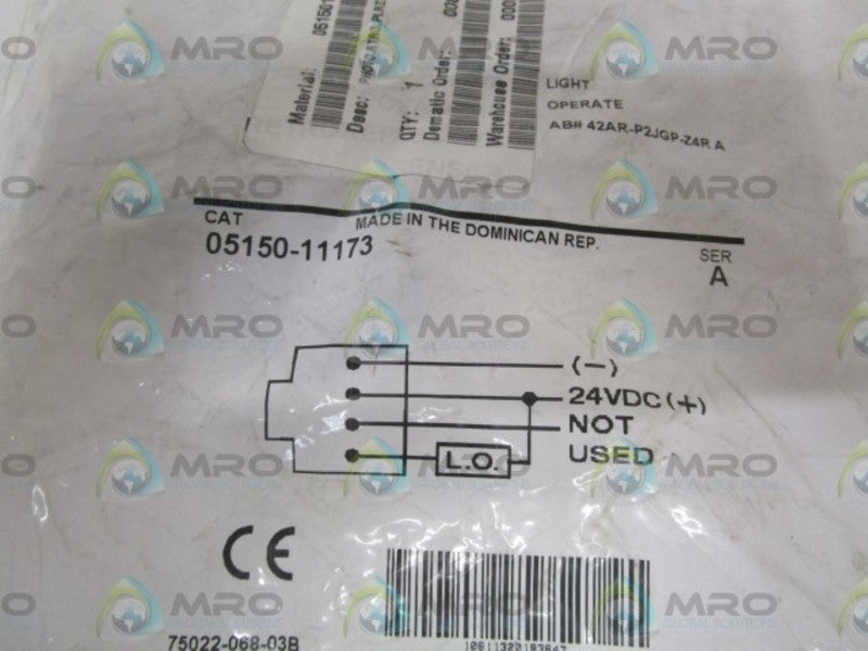 RAPISTAN 05150-11173 SER. A PHOTOELECTRIC SENSOR  NSMP
