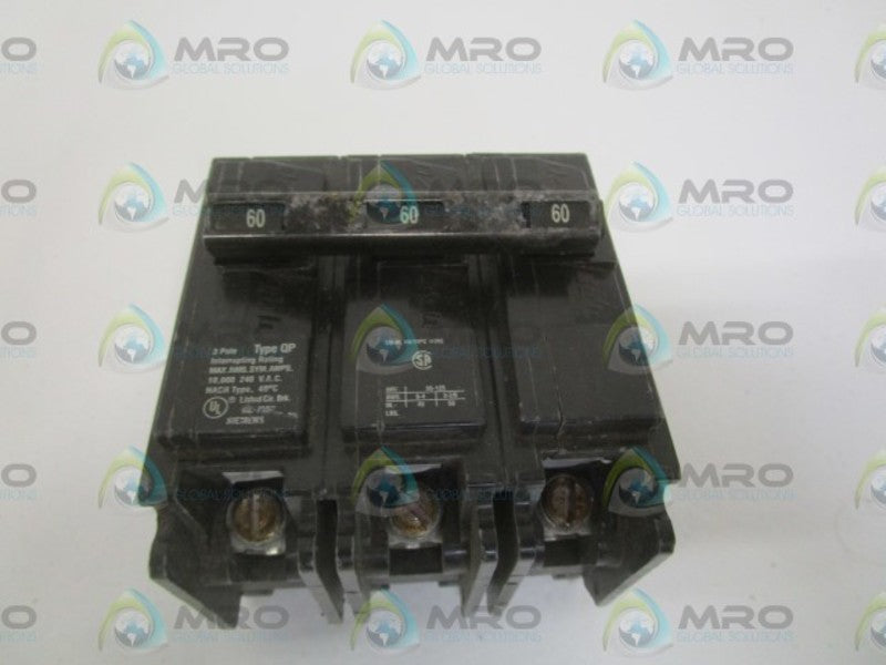 SIEMENS Q360 CIRCUIT BREAKER 60A *NEW NO BOX*