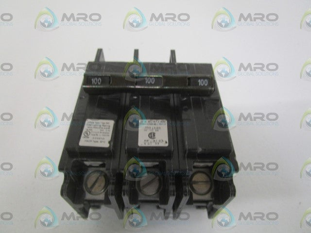 SIEMENS BQ3B100C CIRCUIT BREAKER 100A (AS PICTURED) *NEW NO BOX*