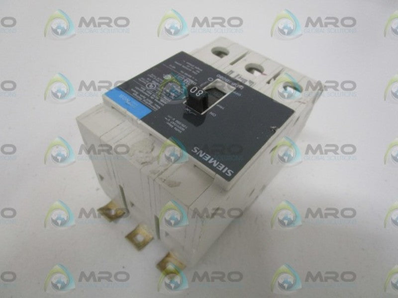 SIEMENS NGB3B080 CIRCUIT BREAKER 80AMP *NEW NO BOX*
