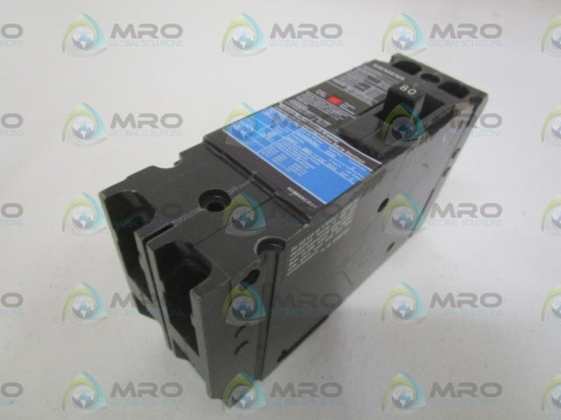 SIEMENS ED62B080 CIRCUIT BREAKER 80A *NEW NO BOX*
