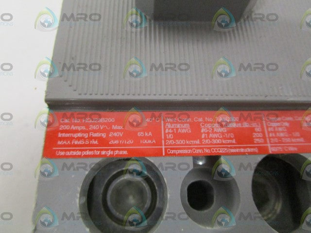 SIEMENS HGJ23B200 CIRCUIT BREAKER 200AMP *NEW NO BOX*