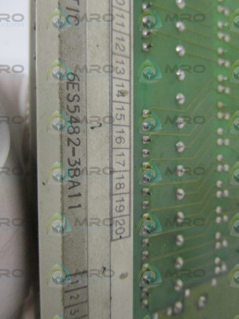 SIEMENS 6ES5482-3BA11 INPUT MODULE *USED*