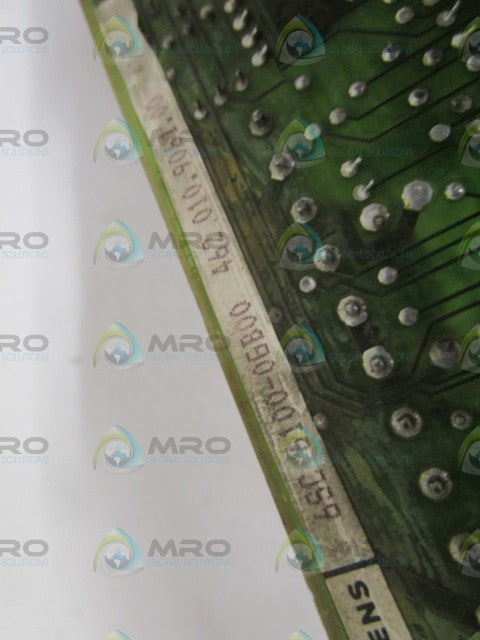 SIEMENS 6SC6100-0GB00 POWER SUPPLY MONITOR BRAKE BOARD *USED*