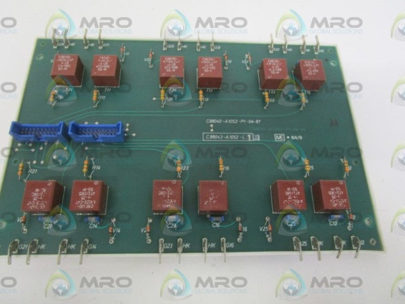 SIEMENS C98043-A1052-L103 PULSE TRANSFORMER ASSEMBLY  UNMP