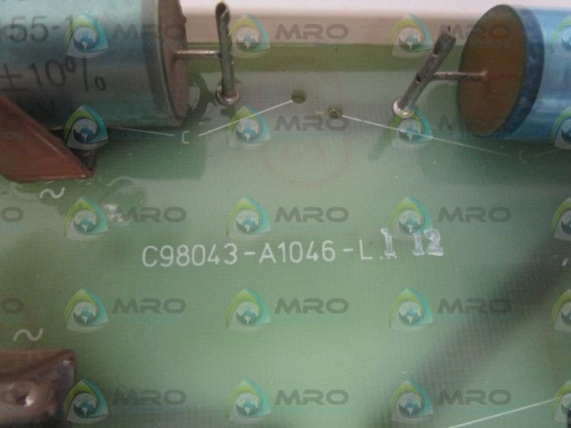 SIEMENS C98043-A1046-L112 PC SNUBBER CARD  UNMP
