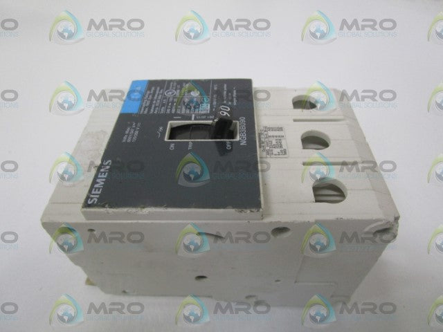 SIEMENS NGB3B090 CIRCUIT BREAKER 90A (AS PICTURED) *NEW NO BOX*