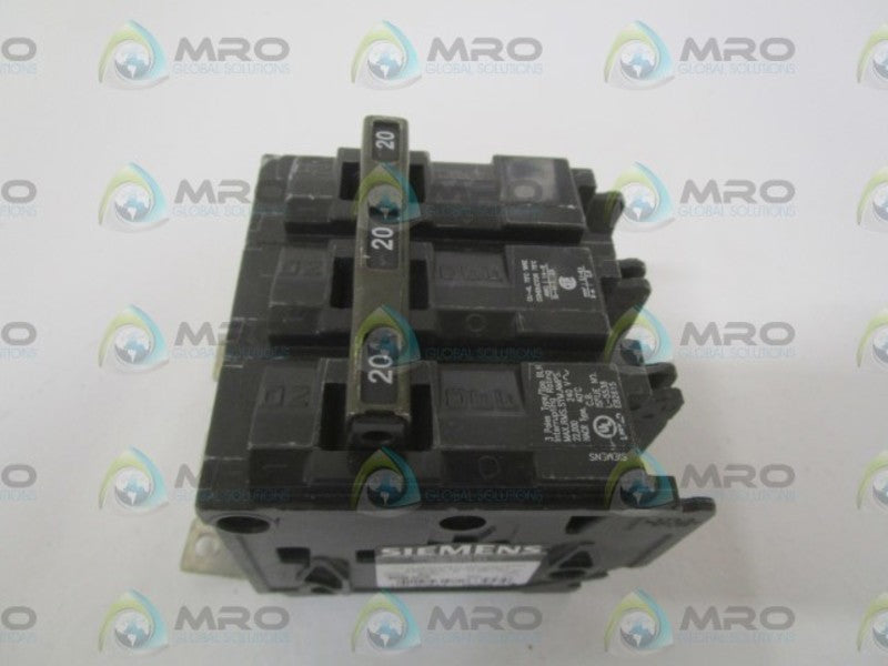 SIEMENS B320H CIRCUIT BREAKER 20A (AS PICTURED) *NEW NO BOX*