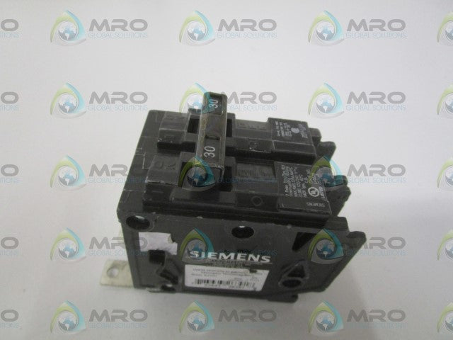 SIEMENS B230H CIRCUIT  BREAKER 30A (AS PICTURED) *NEW NO BOX*