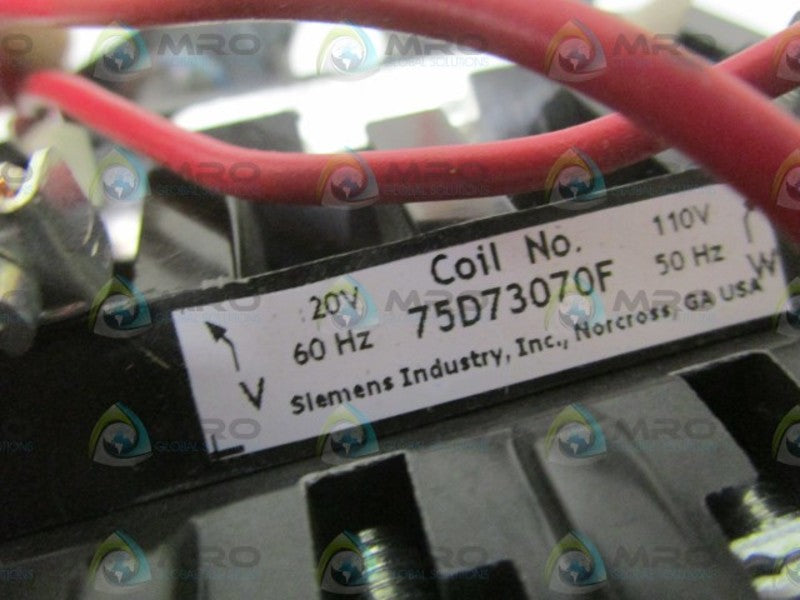 SIEMENS 14BU+32A W/ 75D73070F W/ 3UB8113-4AB2 (AS PICTURED)  NSNP