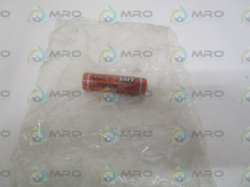 SAFT LCP6 LITHIUM BATTERY 2.4V *NEW IN FACTORY BAG*