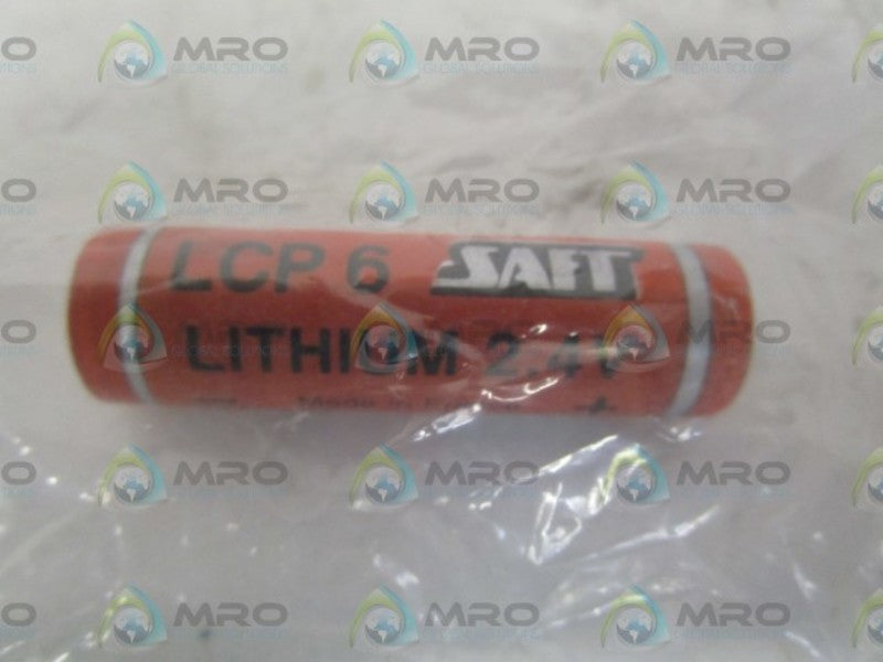 SAFT LCP6 LITHIUM BATTERY 2.4V *NEW IN FACTORY BAG*