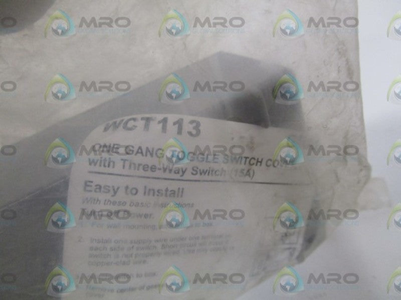 EGS WCT113 ONE GANG TOGGLE SWITCH COVER  NSMP