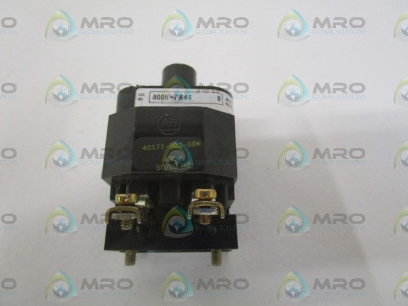 ALLEN BRADLEY 800H-PK46 SER. B PILOT LIGHT  UNMP