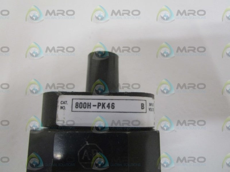 ALLEN BRADLEY 800H-PK46 SER. B PILOT LIGHT  UNMP
