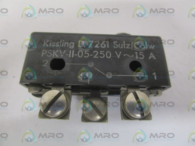 KISSLING PSKV-II-05-250 LIMIT SWITCH *USED*