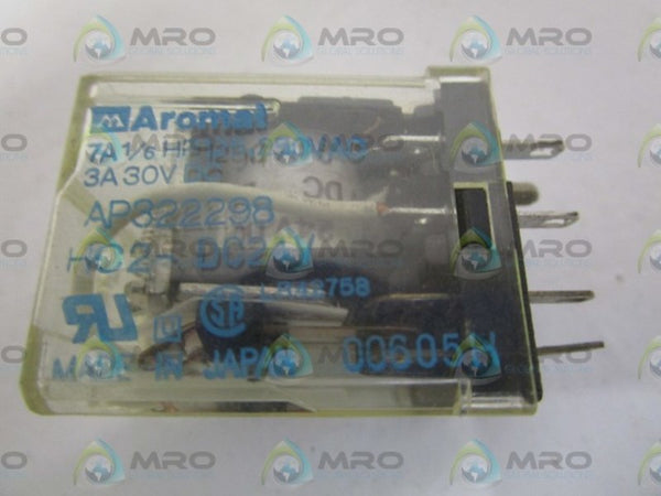 AROMAT AP322298 RELAY 24VDC  UNMP