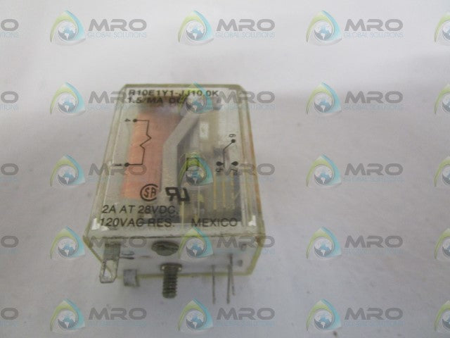 POTTER & BRUMFIELD R10E1Y1-JJ10.0K RELAY 1.5 MA DC *USED*