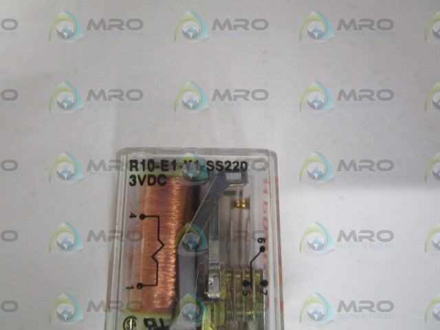 POTTER & BRUMFIELD R10-E1-Y1-SS220 RELAY 3VDC *USED*
