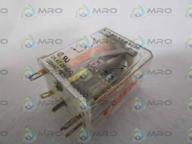 POTTER & BRUMFIELD R10-E1-Y1-SS220 RELAY 3VDC *USED*