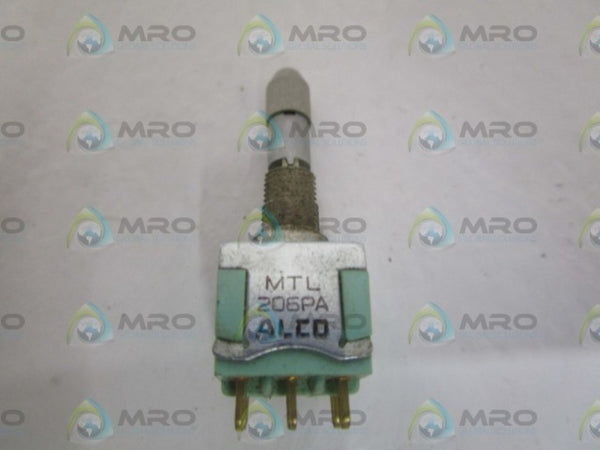 ALCO SWITCH MTL-206PA TOGGLE SWITCH LOCK-IN  UNMP