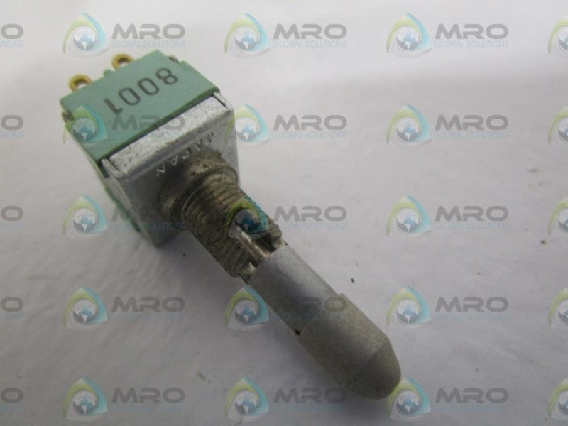 ALCO SWITCH MTL-206PA TOGGLE SWITCH LOCK-IN  UNMP