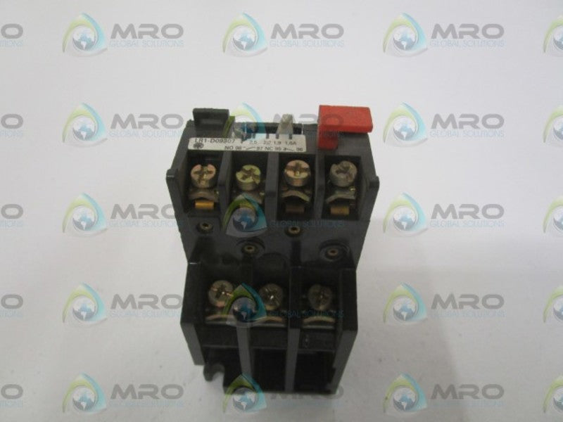 TELEMECANIQUE LR1-D09307 OVERLOAD RELAY 2,5-1,6A *USED*
