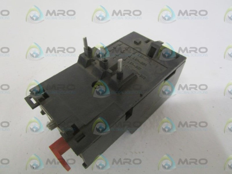 TELEMECANIQUE LR1-D09307 OVERLOAD RELAY 2,5-1,6A *USED*